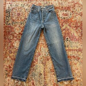Levi’s ribcage straight jeans